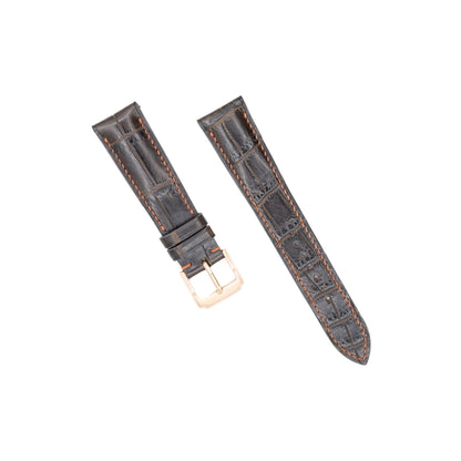 Matt Crocodile Watch Strap